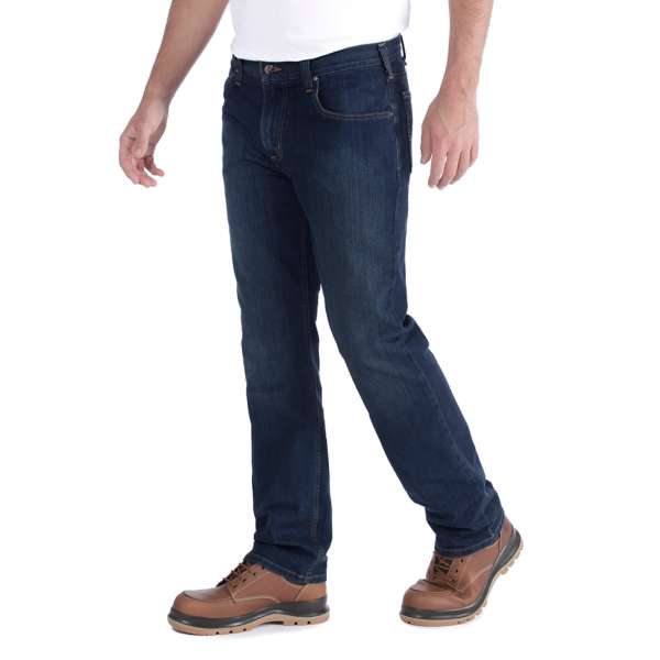 .102807. Rugged flex straight tapered jean