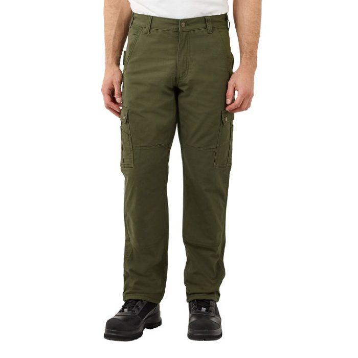 .105491. Ripstop cargo fleece lined work pant