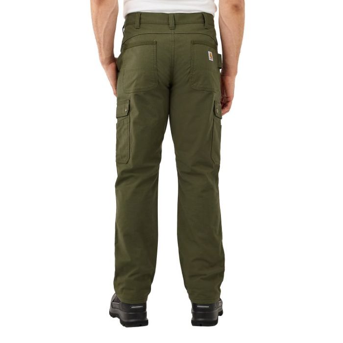 .105491. Ripstop cargo fleece lined work pant